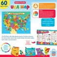 thumbnail image 5 of MasterPieces 60 Piece Jigsaw Puzzle for Kids - USA Map - 16.5"x12.75", 5 of 7