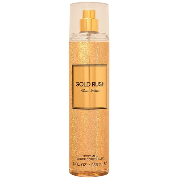 Paris Hilton GOLD RUSH W BODY SPRAY 8.0 oz (Pack of 2)
