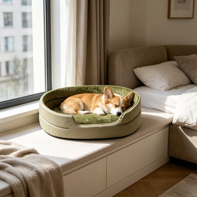 Cama para Mascotas para Todas Las Estaciones con Seguridad Mejorada: Manta Lavable para Cama de Gatos y Perros Pequeños, Almohadilla Suave y Acogedora para Descanso y Relajación.