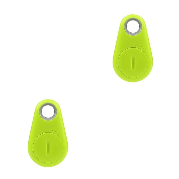 Kenally Mini rastreador inteligente para mascotas, rastreador Bluetooth resistente al agua antipérdida para mascotas, perros, gatos, llaves, verde 2piezas Kenally CBP025432