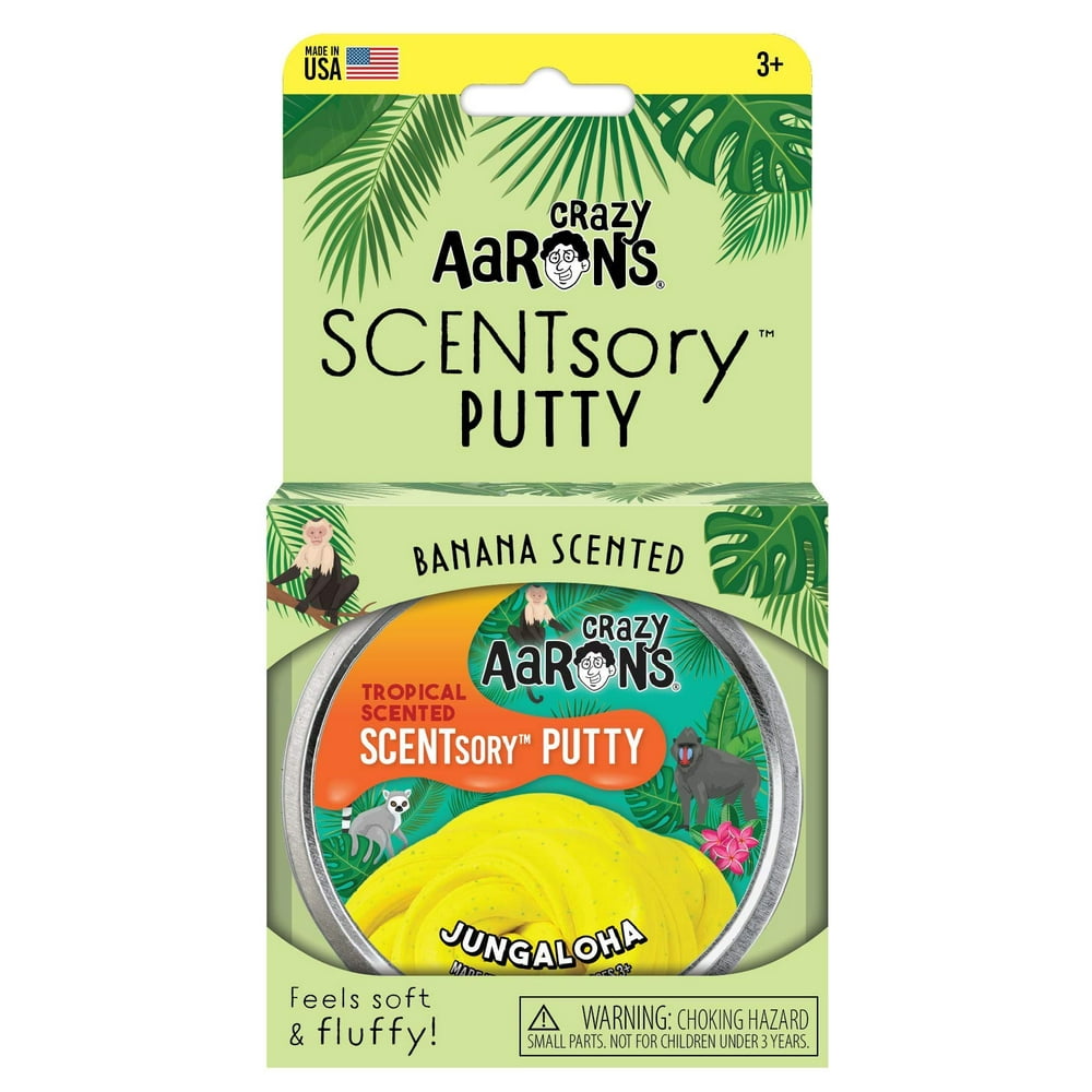 Crazy Aaron's Scented Thinking Putty 2.75" Tin Jungaloha Scented