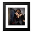 thumbnail image 2 of Alvar Cawén 15x16 Black Modern Framed Museum Art Print Titled - Portrait of a Woman (1915), 2 of 5