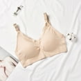 thumbnail image 5 of Fengqque Mother's Plus Size Nursing Soft Comfort Fit Bra Comfortable Breathable No Steel Ring Front Buckle Breastfeeding Underwear, 5 of 6
