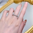 thumbnail image 5 of Joyería S925 Plata moda serie simple plata circón anillo lleno de diamantes anillo de plata, 5 of 5