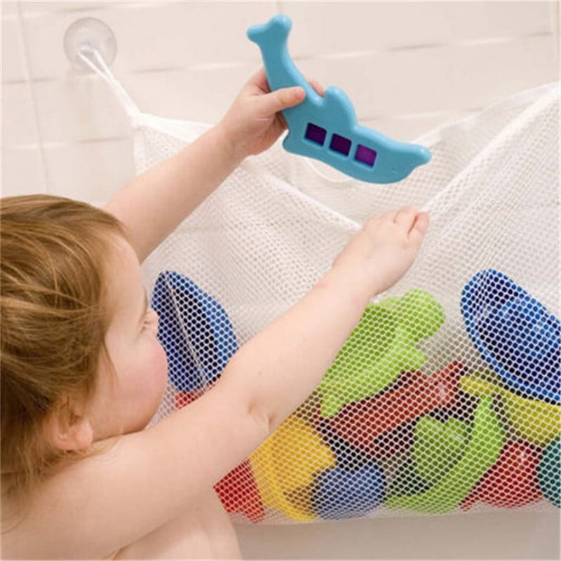 Bath Tub Organizer Bag Holder Storage Basket Kids Baby Shower Toy Net BathtubSN