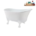 thumbnail image 6 of 51'' Streamline N373WH-IN-WH Soaking Clawfoot Tub and Tray with Internal Drain, 6 of 9