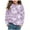 Purple3, variant on Maean Toddler Kids Shirts Long Sleeve Crewneck Causal Loose Tie Dye Tshirts Tops for Boys Girls