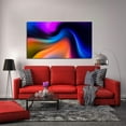 thumbnail image 2 of Framed Abstract Wall Art Colorful Color Noise Pictures Canvas Print Framed Painting For Bedroom Living Room Office Artwork Ready to Hang, 2 of 6