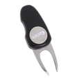 thumbnail image 1 of Herramienta de reparación de chuletas de Golf Cola plegable resistente intercambiable con marcador de bola magnetizado Negro, 1 of 7