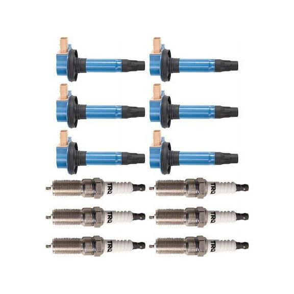 Ignition Coil and Spark Plug Kit 12 Piece - Compatible with 2015 - 2017 Ford Expedition 2016