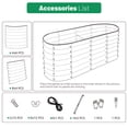 thumbnail image 5 of SnugNiture 2pcs Raised Garden Bed,4x2x2ft Galvanized Metal Planter Box Outdoor Planter for Backyard Vegetable and Plant Growing, 5 of 9