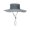 Light Grey, variant on SPRING PARK Unisex Quick Dry Sun Hat Bucket Cap Wide Brim UV Protection Fishing Camping Safari Outdoor