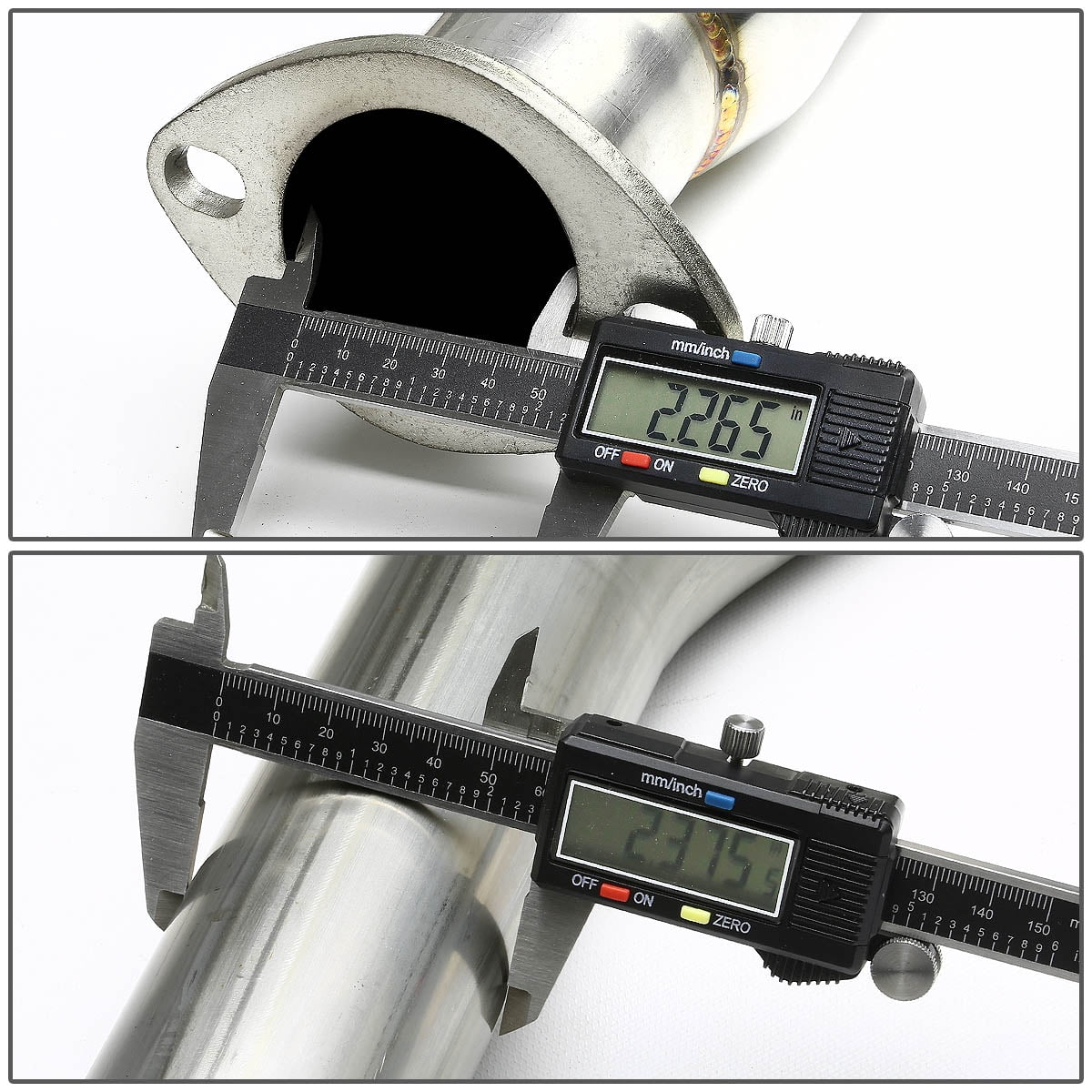DNA Motoring For 1992-2000 Honda Civic 2DR 4DR 4" Muffler Rolled Tip Catback Exhaust System