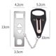 thumbnail image 2 of Puerta Portátil, Casillero De Seguridad Para El Hogar, Cerradura De Privacidad De Seguridad Antirrobo Para Apartamento De Dormitorio De Hotel Moyic HA042774-01, 2 of 6