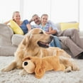 thumbnail image 6 of IFOYO Heartbeat Dog Toy, Relieving Dog Anxiety Toy with Calming Heartbeats Sound for Puppies Dogs Cats Separation Anxiety, Puppy Heartbeat Comforter for Behavioral Training (Washable, Light Brown), 6 of 7