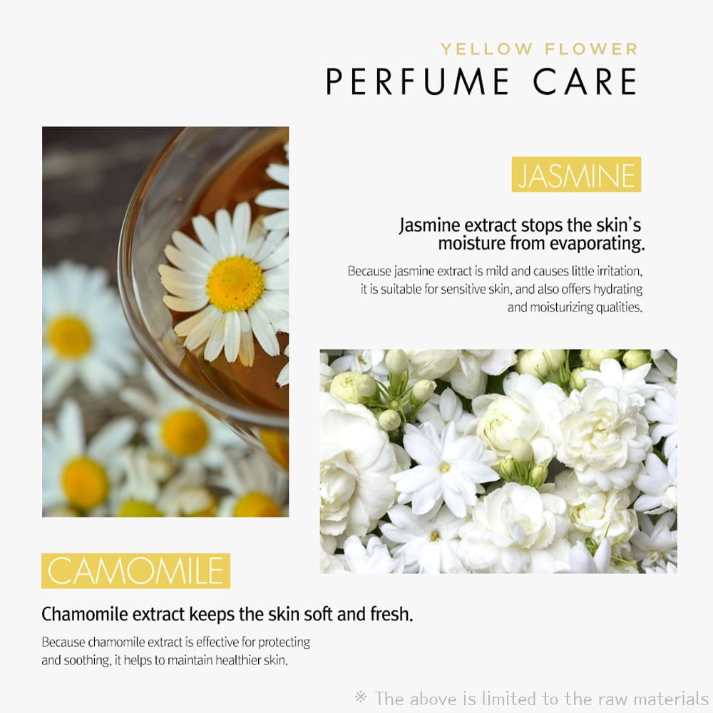 SHOWERMATE Flower Perfume Body Wash 31.7 fl oz, 900 ml (Yellow - Freesia & Jasmine)
