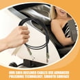 thumbnail image 4 of OFFIGAM 3Pcs Chair Release Lever Replacement Black Metal Recliner Cables Easy Install Home Use, 4 of 8