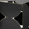 thumbnail image 4 of 8" Contemporary Black Metal Geo Cube Sculpture, 4 of 4