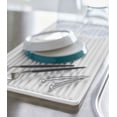 thumbnail image 5 of Yamazaki Home Roll-Up Dish Drying Mat, White, Silicone, No Assembly, 5 of 7