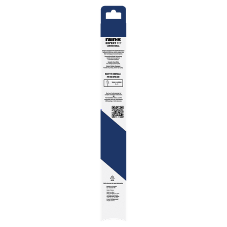 (8 pack) Rain-X Expert Fit Conventional Windshield Wiper Blade, 14 Inch Refill Replacement C14-1 – 860014