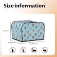 thumbnail image 5 of Daiia winter cow cute Pattern 4 slice Toaster Cover, Toaster Appliance Dust-proof Cover For Kitchen Small Appliance Dust Cover and Fingerprint Protection, 5 of 7