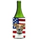 Drapeau Américain des États-Unis avec Jack Russell Terrier Bouteille de Vin sleeve Hugger – image 1 sur 1