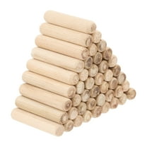 1/2" x 2-3/8" Wood Dowel Pins Fluted Wooden Dowels for Furniture Projects, 100 Pack