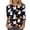 Black, variant on Enjoytime Womens Tops Halloween Ghost Printed Crew Neck 3/4 Sleeve Shirts Plus Size Fashion Vintage Funny Casual Party Tees