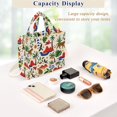 thumbnail image 5 of FORMRS Womens Corduroy Tote Bag Crossbody Shoulder Purse Handbag with Detachable Strap, Tropical Landscape Pattern, 5 of 6