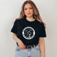 thumbnail image 1 of No seas parte del problema, sé todo el problema. Camisetas de algodón para mujer. Camiseta gráfica divertida de la cabra que grita. Camisetas Y2k para mujer., 1 of 5