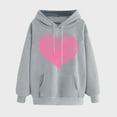 thumbnail image 2 of Patlollav Trendy Winter Sweatshirts for Women Long Sleeve Hoodies Fall Fashion Sweatshirt Pullover with Pocket, 2 of 6