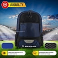 thumbnail image 2 of Mochila de fútbol Vizari con compartimento para pelotas para adultos, 2 of 7