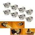 thumbnail image 4 of Skull Rivets, Wide Applications Surfaces Plating Treatment Skull Prong Stud 200 Sets  For Shoes Gold,Silver,Silver Black, 4 of 8