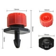 thumbnail image 2 of 100Pcs Garden Drip Irrigation Sprinklers Micro Water Emitter Dripper Drip Head, 2 of 6