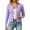 Purple, variant on Fiaer Women Cropped Sweaters Button down V Neck Long Sleeve Solid Slim Fit Fashion Knit Tops White One Size