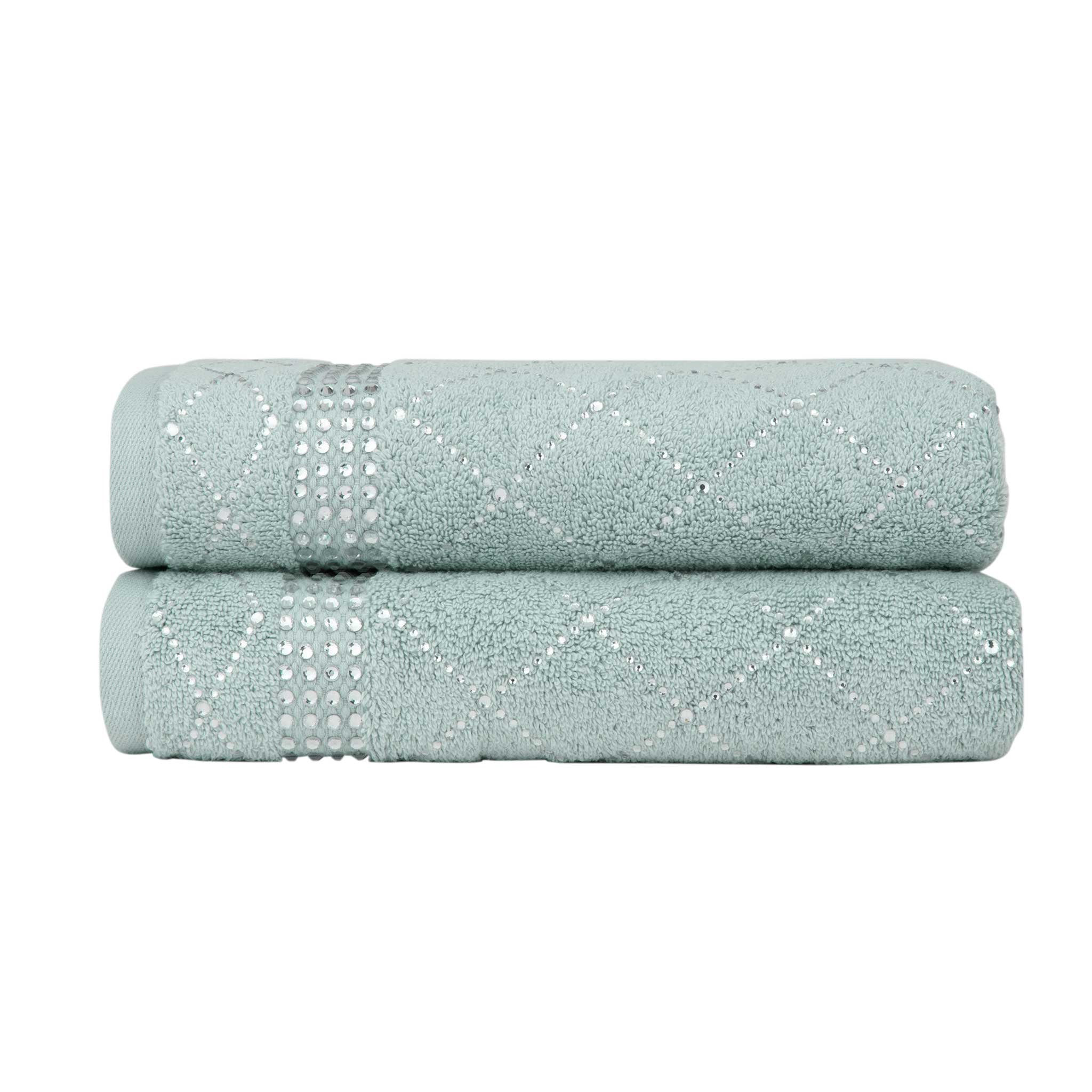 Atlas Hand Towel (Set of 2) - Aqua