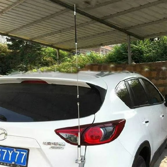 Quad-Band HF/VHF/UHF Mobile Radio Antenna with PL259 Connector, Compatible with TYT TH-9800 Plus/TH-9800D