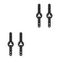 thumbnail image 3 of sweethay Paquete de 2 auriculares VR Auriculares de silicona en la oreja Soporte de almacenamiento Suministros para juegos Reemplazo para Negro 2piezas, 3 of 6