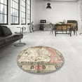 thumbnail image 3 of Ahgly Company Indoor Rectangle Traditional Dark Almond Brown Animal Area Rugs, 2' x 3', 3 of 6