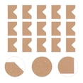thumbnail image 2 of KAKOWELY 100 protectores de esquinas de cartón para marcos de fotos de papel kraft., 2 of 4