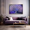 thumbnail image 4 of Hieng Purple Tree Abstract Wall Art Canvas Color Leaf Tree Wall Art Tree of Life Poster Abstract Trees Painting Purple Abstract Canvas Printsch, 4 of 6