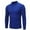 Blue, variant on Odeerbi Men Shirts Long Sleeve Round Neck Blouses 2025 New Autumn And Winter High-neck Solid Color Slim Bottoming Shirt Dark Gray