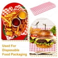 thumbnail image 5 of Uxcell Wax Paper Sheets for Food Grease Resistant Sandwich Wrapping Paper Checkered Pink White 7.09'' x 7.09'', 5 of 7