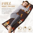 thumbnail image 5 of Bingfone Body Pillow Cover Long Pillow Case With Zipper Decorative Bedding Pillowcase 20"X54" Soft Cushion Pillow Case For Bedroom-Fall Gnomes, 5 of 8