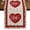 Beige, variant on Table Runners 60 Inches Long Dress Scarves, Valentine's Day Farmhouse Kitchen Table Runner, Small Coffee Tablerunners, Red Love Heart Roses Romantic Vintage 13x60 Inch