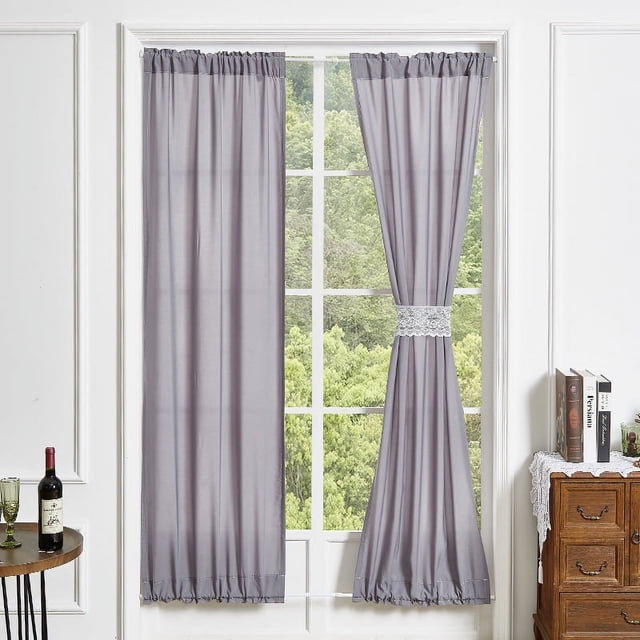 Granjero Gordo Cortinas transparentes, ligeras y transpirables para puertas y ventanas de vidrio (1 unidad, 102 x 64 cm, tamaño A38)