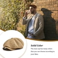 thumbnail image 4 of Minnieouse Gorra de poliéster para hombre, repuesto Vintage, informal, ajustable, para acampar, senderismo, viajar, boinas para novio, regalo para la Sombreros Albaricoque Minnieouse  AP019139-04, 4 of 6