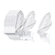 thumbnail image 1 of 80 piezas de papel de regalo de flores, papel de regalo de ramo floral, alas de mariposa Blanco, 1 of 9