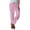 Pink, variant on Ohufall Cotton Linen Pants for Women Fashion Casual Elastic Waist Drawstring Long Pant Solid Relaxed Fit Breathable Straight Leg Trousers with Pockets