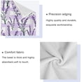 thumbnail image 4 of Coolnut Purple Lavender Towel Set of 3 with Bath Towel, Hand Towel and Wash Cloth, Soft, Quick Drying and Comfortable Winter Towels for Bathroom Kitchen Home Travel Hotel Gym Washcloth Gift, 4 of 7